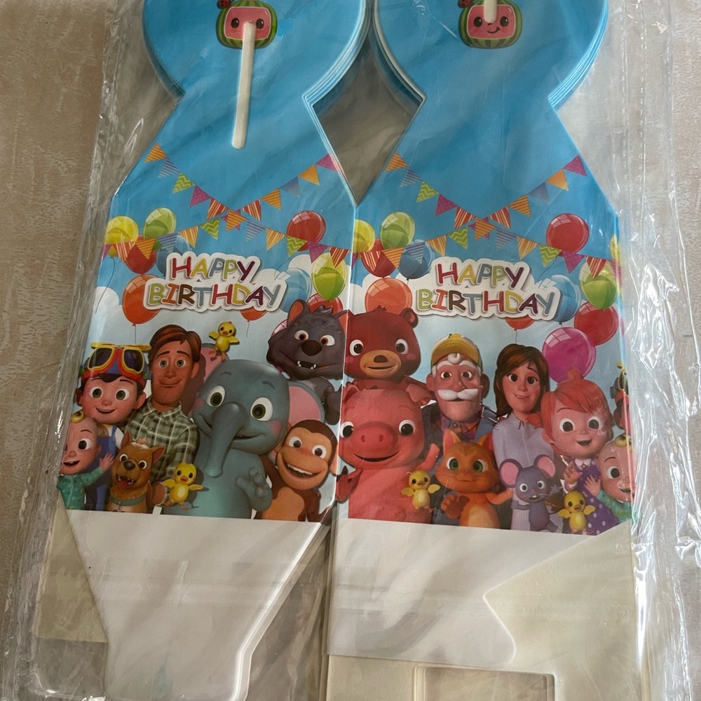 Happy Birthday Party Gift Boxes CoCoMelon Pack of 12